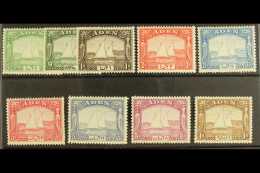 1937 "Dhow" Set To 1R, SG 1/9, Very Fine Mint, Some Values Never Hinged. (9 Stamps) For More Images, Please Visit... - Aden (1854-1963)