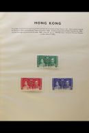 ROYALTY 1937 KGVI CORONATION COMPLETE Collection In An Original Printed Harris Spring Back Album, Very Fine... - Non Classés