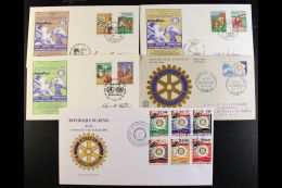 ROTARY INTERNATIONAL - WORLD COVERS 1950's To 2000's Powerful Accumulation Loose In A Box. A Few Commercial, But... - Non Classificati