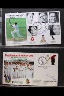 CRICKET 1990s-2000s HUGE COVERS & CARDS COLLECTION In A Series Of 6 Albums. Mostly GB & Cricketing... - Non Classificati