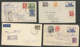 ANTARCTIC 1948-1956 Group Of 'commercial' Covers Bearing Various Stamps Of Australia Tied By "Mawson", "Macquarie... - Non Classés