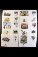 ANIMALS STAMPS ON MATCHING FIRST DAY COVERS A Box Of Attractive 1980's / 1990's WWF Illustrated FDC's, Each... - Non Classificati