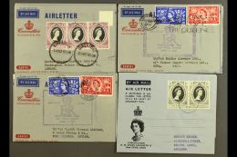 1953 CORONATION A Group Of "SPECIAL CORONATION" Printed Air Letters From A Range Of Colonies From Throughout The... - Non Classés