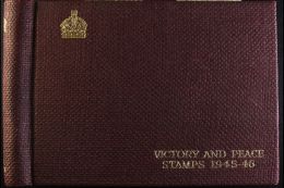 1946 VICTORY A Very Fine Used Collection Of British Commonwealth Omnibus Issues In A Neat Dedicated Album With... - Non Classés