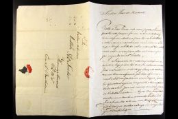 EIGHTEENTH CENTURY LETTERS A Group Of Hand Written Letters Without Postal Markings Which Includes 1762-63 Copy... - Autres & Non Classés