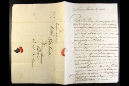 EIGHTEENTH CENTURY LETTERS A Group Of Hand Written Letters Without Postal Markings Which Includes 1762-63 Copy... - Other & Unclassified