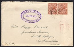 MARITIME MAIL 1907-1955 Selection Of "Posted On The High Seas" Mail Mostly Incoming To Great Britain Including... - Andere & Zonder Classificatie