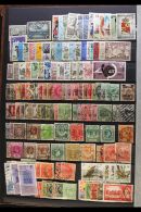 WORLD RANGES IN THICK STOCKBOOK. Chiefly 20th Century Mostly Used Stamps With Light Duplication In Places, Inc... - Andere & Zonder Classificatie