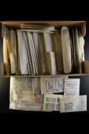 SMALL SHOEBOX SORTER 1860s-1990s Mint, Nhm & Used European Country Ranges In Glassine Envelopes & On... - Other & Unclassified