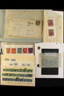 BRITISH COMMONWEALTH A QV To Early QEII Mint And Used Assembly On Cards And Old Auction Folders, Includes Much Of... - Sonstige & Ohne Zuordnung