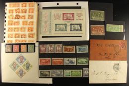 WORLD SHOEBOX SORTER All Period Mixed Mint, Used & Some Nhm In Glassine Envelopes On Stockcards Etc. We See A... - Andere & Zonder Classificatie