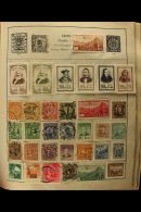 OLD TIME WORLD COLLECTION Mixed Mint & Used Ranges In A Bulging 1930s "Centurion" SG Album. Chiefly ALL... - Autres & Non Classés
