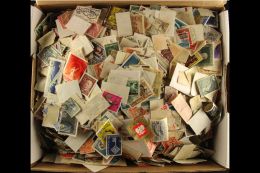 WORLDWIDE OFF PAPER "KILOWARE" In A Small Carton. A Mint & Used Accumulation Stuffed Into This Box, Looks To... - Andere & Zonder Classificatie