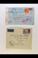 WORLD WAR II Collection Of Covers And Cards, Mostly South Africa Related. Many "On Active Service" Field Post And... - Autres & Non Classés