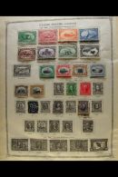 OLD TIME FOREIGN COUNTRIES COLLECTION 1840s To 1914 MINT & USED RANGES In A Printed "Ideal" Album. Mostly ALL... - Andere & Zonder Classificatie