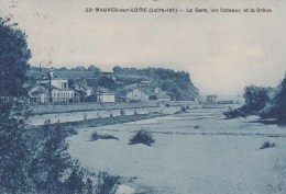 44 MAUVES-SUR-LOIRE LA GARE LES COTEAUX ET LA GREVE - Mauves-sur-Loire