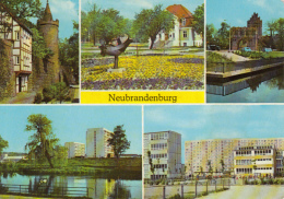 47127- NEUBRANDENBURG- TOWER, PARK, TREPTOWER GATE, SCHOOL - Neubrandenburg