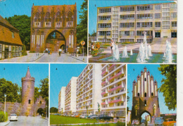 47128- NEUBRANDENBURG- STARGARDER GATE, SCHOOL, TOWER, LENIN STREET, THE NEW GATE, CAR - Neubrandenburg