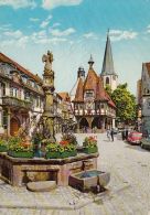 47131- MICHELSTADT- SQUARE, FOUNTAIN, CAR - Michelstadt