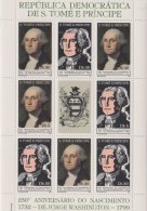 SÃO TOMÉ E PRINCIPE 1982  250 YEARS OF GEORGE WASHINGTON BIRTH 1732 - 1799 - George Washington