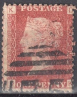 Great Britain 1858-79 - Queen Victoria, 1d Red - Mi.16 Plate 138 - Used - Oblitérés