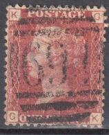 Great Britain 1858-79 - Queen Victoria, 1d Red - Mi.16 Plate 160 - Used - Oblitérés