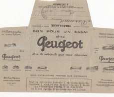 TÉLÉGRAMME ILLUSTRÉ  PEUGEOT ANNONAY 1.5.1925  /  7745 - Telegraaf-en Telefoonzegels