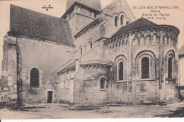 G , Cp , 18 , LES AIX-d'ANGILLON , Abside De L'Église (XIIe S.) - Les Aix-d'Angillon