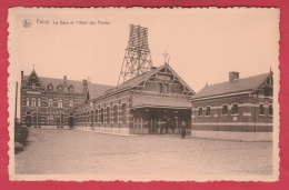 Feluy - La Gare Et L'Hôtel Des Postes - 1958 ( Voir Verso ) - Seneffe