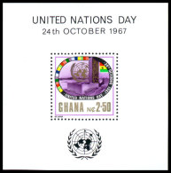 Ghana, 1967, United Nations Day, MNH, Michel Block 28 - Ghana (1957-...)