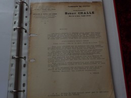 Facture Document  Lettre   Fabrique De Coutils Ets Robert CHALLE Rue De La Gare FLERS ORNE - Sports & Tourisme