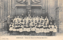 80-ABBEVILLE- ENFANTS DE CHOEUR DE LA PAROISSE SAINT-GILLES - Abbeville