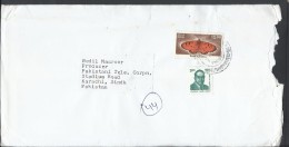 India Airmail 2001 Dr. B R Ambedkar, 2000 Butterfly 15.00 Rps, India Article Postal History Cover Sent To Pakistan - Posta Aerea