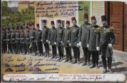 CPA TURQUIE Turkey Turkye Circulé Militaria Militaires Infanterie - Türkei