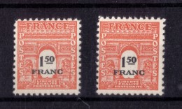 VARIETE DE COULEUR N *708 (clair Et Foncé ) NEUF** - Unused Stamps