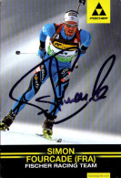 Simon Fourcade - Signature Autographe - Winter Sports