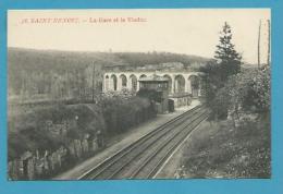 CPA 38 - Chemin De Fer La Gare Et Le Viaduc SAINT-BENOIT 86 - Saint Benoît