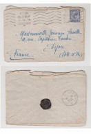 LETTRE TIMBREE CACHET DE CIRE AU DOS - Variétés, Erreurs & Curiosités