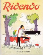 RIDENDO  N° 332 . Revue  Humoristique Médicale Illustrée.- LA BONNE OCCASION - Medicine & Health