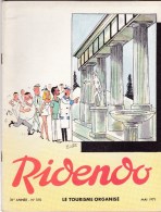 RIDENDO  N° 370 . Revue Médicale Humoristique Illustrée. LE TOURISME  ORGANISE - Medizin & Gesundheit