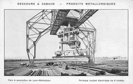 RHONE  69  VENISSIEUX  DESCOURS ET CABAUD, PRODUITS METALLURGIQUES  PARC A POUTRELLES  PORTIQUE ROULANT ELECTRIQUE - Vénissieux