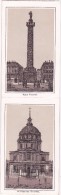 Souvenir De Paris - Carnet De 10 Gravures Divers Monuments - Format 12,2 X 7,2 Cm - Lots, Séries, Collections