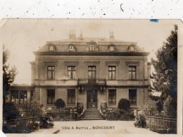 BONCOURT VILLA A.BURRUS CARTE PHOTO - Boncourt
