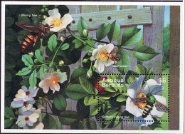 ANTIGUA BARBUDA Abeilles, Bees, Abejas  Yvert BF 319**. MNH. Dentelé, Perforate - Abeilles