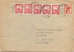 Enveloppe Du 17 Juillet 1952 De Saarbrucken Pour Le Raincy - Brieven En Documenten