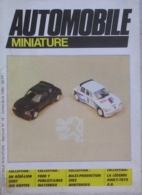 AUTOMOBILE MINIATURE - N.16 JUILLET-AOUT 1985 - PEUGEOT 205 T16 - France