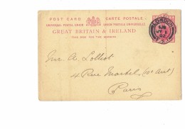 Carte Correspondance - 1902 - "FRANK I LYONS Inventaire" - Verenigd-Koninkrijk