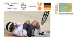 Spain 2016 - Olympic Games Rio 2016 - Gold Medal Cycling Female Germany Cover - Other & Unclassified