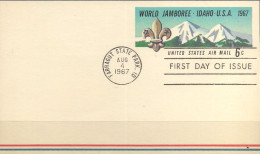 USA 1967 World Jamboree - Idaho USA, Cancelled(o) - Souvenirkaarten