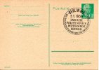 RDA. Carte Pré-timbrée Avec Oblitération De 1956. Wilhelm Pieck. - Machines à Affranchir (EMA)
